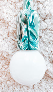 LED cordless macrame light